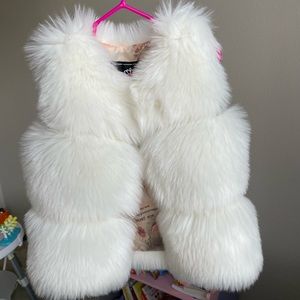 Baby faux fur vest 9M